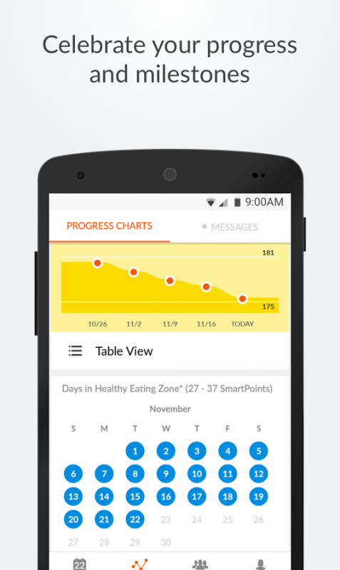 Weight Watchers Activity Points Chart