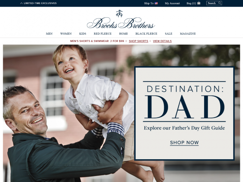 brooks brothers website