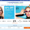 Eyeglasses.com Home Page