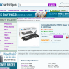 A product page from InkCartridges.com for a toner cartridge.