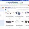 Eyeglasses.com frames search page.