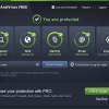 AVG AntiVirus Home Screen