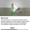 Exercie page from the Jillian Michaels app.