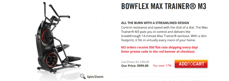 Bowflex Max Trainer M3