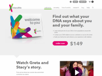 23andMe Home Page