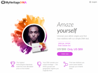 MyHeritage DNA Home Page