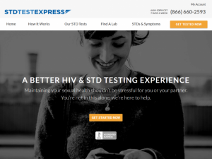 STD Test Express Home Page