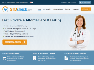 STDcheck.com Home Page