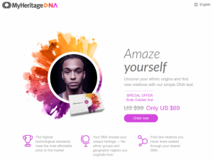 MyHeritage DNA Home Page