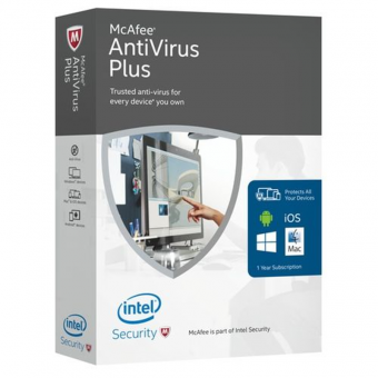 Mcafee Antivirus Plus Box