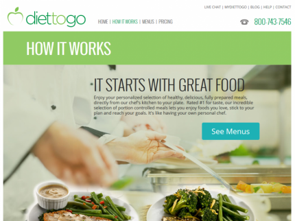 Diet-To-Go Home Page