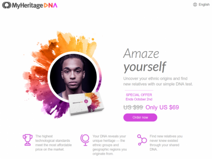 MyHeritage DNA Home Page MyHeritage DNA Home Page