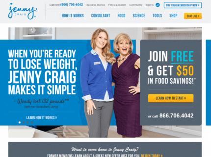 Jenny Craig Home Page